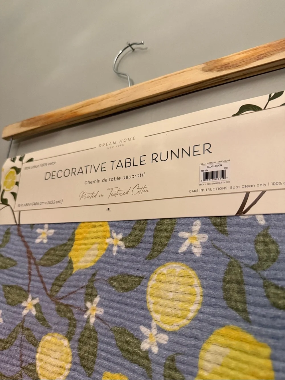 Dream Home NY Lemon Table Runner